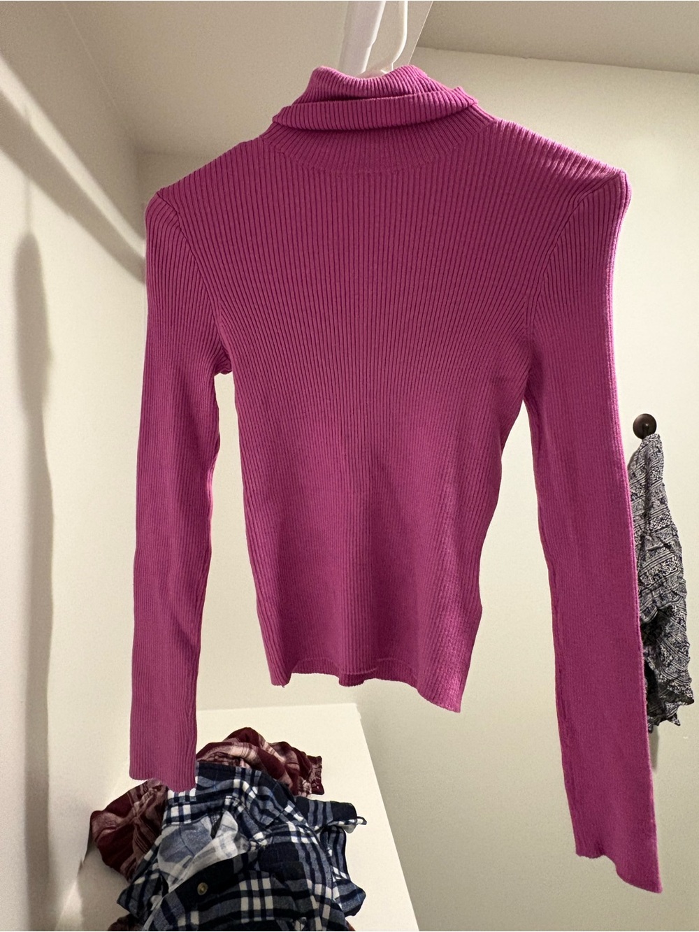 Pink Turtleneck Sweater